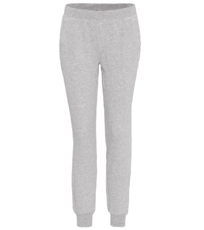 Atm Anthony Thomas Melillo Cotton-blend Track Trousers In Grey