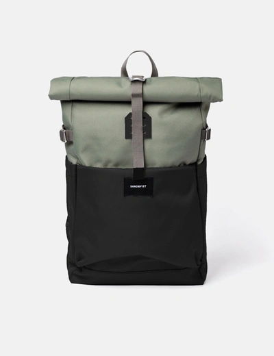 Sandqvist Multi Clover Green Ilon Backpack