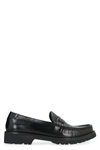 Saint Laurent Monogram Loafers In Calfskin In Black