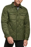 CALVIN KLEIN WATER RESISTANT QUILTED SHIRT JACKET