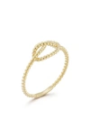 Ember Fine Jewelry 14k Gold Knot Ring In Gold
