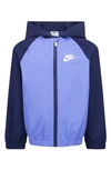 Nike Kids' Split Futura Raglan Windrunner Jacket In Polar
