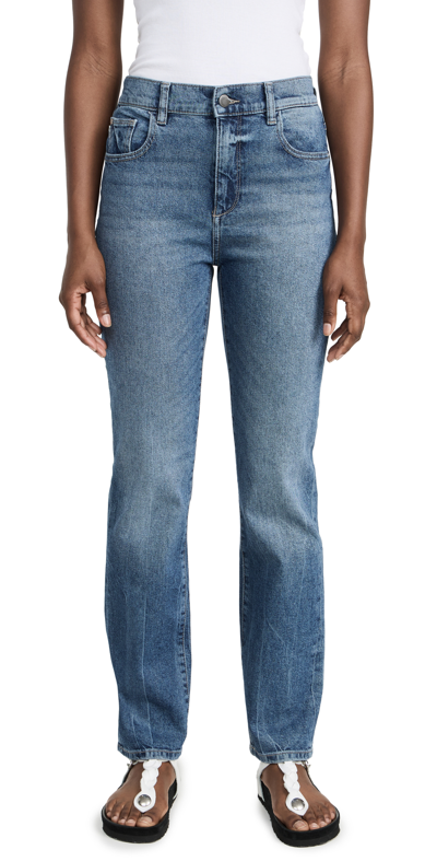 Dl1961 Patti Twilight Hour Straight Jean In Blue