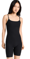 Beyond Yoga Space Dye Get In Gear Biker Jumpsuit In Darkest Night
