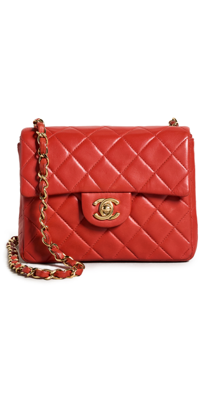 Chanel Metallic Lambskin Quilted Coco Punk Cube Bag with Chain