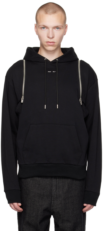 Heliot Emil Black Nereus Hoodie