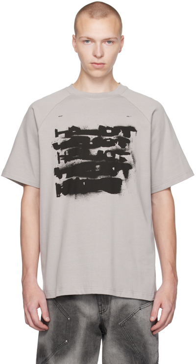 Heliot Emil Gray Galena T-shirt In Light Grey