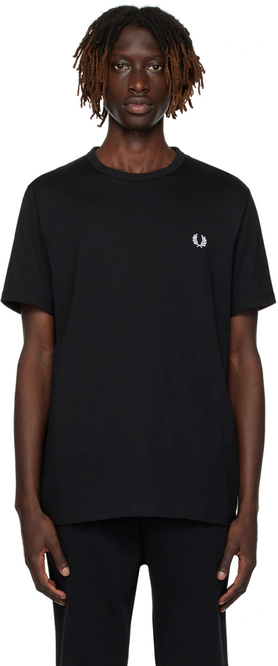 Fred Perry T-shirt Ringer In Black