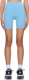 SPORTY AND RICH BLUE RUNNER SHORTS
