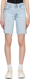 RAG & BONE BLUE VINTAGE DENIM SHORTS