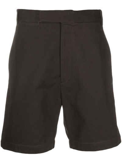 Thom Browne Pleated Tailored Shorts In Brown