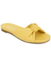 ESPRIT TYLA WOMENS FAUX LEATHER FOOTBED SLIDE SANDALS