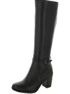 Naturalizer Kalina Womens Leather Narrow Calf Knee-high Boots In Black