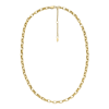FOSSIL WOMEN'S ARCHIVAL CORE ESSENTIALS GOLD-TONE STAINLESS STEEL CHAIN NECKLACE