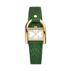 Fossil Women's Harwell Quartz Green Leather Strap Watch, 28mm