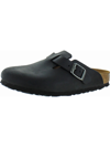 Birkenstock Black Boston Loafers In Black