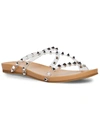 MADDEN GIRL CANDYS WOMENS STRAPPY STUDDED SLIDE SANDALS
