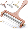 Zulay Kitchen Cheese Slicer With Adjustable Thickness With 2 Extra Wires In Gold
