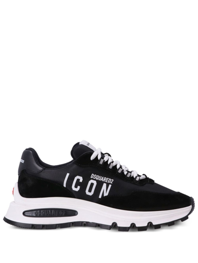 Dsquared2 Icon Low-top Sneakers In Black