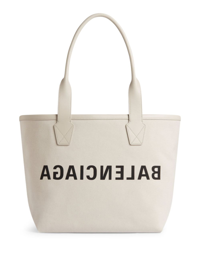 Balenciaga Jumbo S Tote Bag In Neutrals