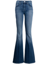 MOTHER LIGHT-WASH BOOTCUT JEANS