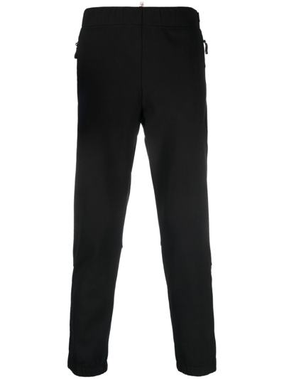 Moncler Slim-cut Stretch Trousers In Black