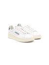 Autry Logo-embellished Leather Sneakers In White