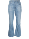 CITIZENS OF HUMANITY ISOLA CROPPED BOOTCUT-LEG JEANS