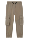 Bosswear Pockets Drawstring Track Trousers In Brown