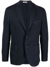 Boglioli Dark Blue Lightweight Luxury Cashmere K-jacket In Blue