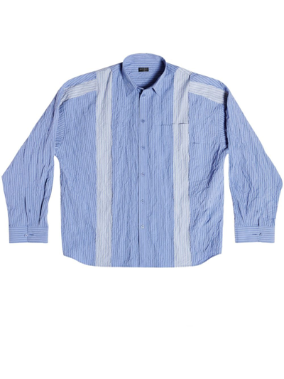 BALENCIAGA OVERSIZED STRIPED COTTON SHIRT