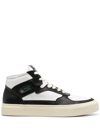 Rhude Black & White Cabriolets Sneakers In White