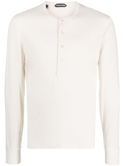 Tom Ford Maglia In Nude & Neutrals