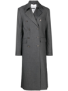 Remain Birger Christensen Ugne Light Wool Blend Relaxed Coat In Grey