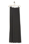 Go Couture One Slit Ruffle Maxi Skirt In Black