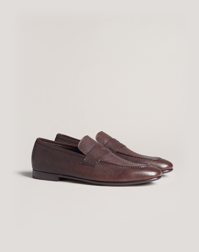 Dunhill Loafers In Brown