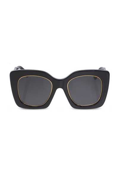Gucci Eyewear Oversized Square Framed Sunglasses In Black