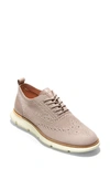 Cole Haan 4.zerogrand Stitchlite Oxford In Oyster Mushroom Knit / Snake
