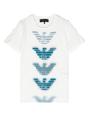 Emporio Armani Logo-print Cotton T-shirt In White