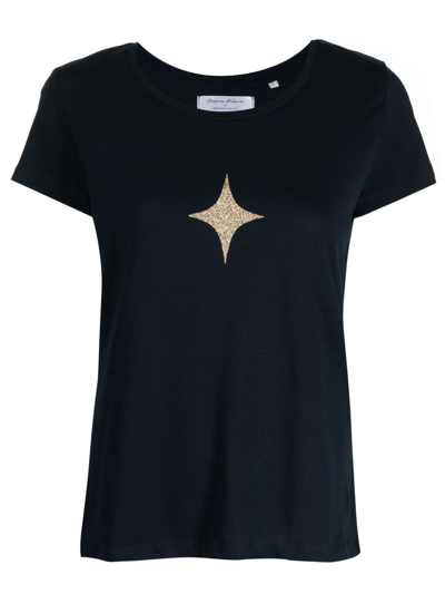 Madison.maison Star-print Cotton-jersey T-shirt In Blue