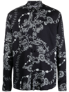 VERSACE JEANS COUTURE CHAIN COUTURE LONG-SLEEVE SHIRT