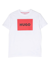 Hugo Boss Kids T-shirt For Boys In White