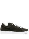 KITON LOW-TOP SUEDE SNEAKERS