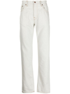 NUDIE JEANS MID-RISE STRAIGHT-LEG JEANS