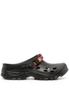 Lanvin Black Suicoke Edition Mok Curb Sandals In Black