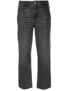 BA&SH STRAIGHT-LEG DENIM TROUSERS