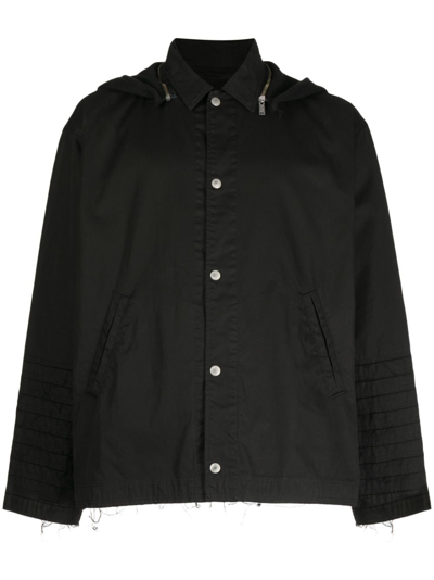 Undercoverism Bell-sleeve Cotton Jacket In Black
