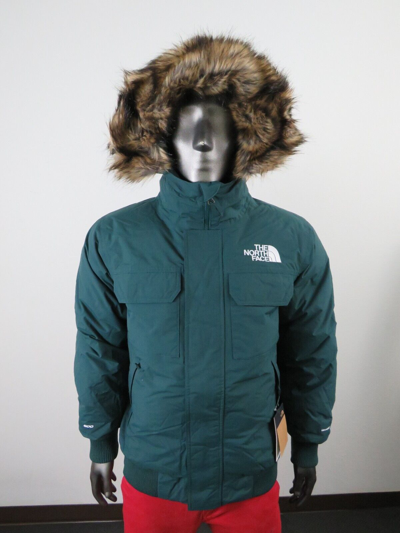 Pre-owned The North Face Mens  Mcmurdo Bomber 600-down Warm Insulated Winter Jacket - Green In Ponderosa Green