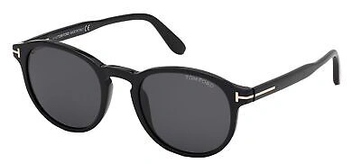 Pre-owned Tom Ford Dante Ft 0834 Black/smoke 52/21/145 Men Sunglasses In Gray