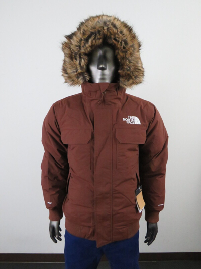 Pre-owned The North Face Mens  Mcmurdo Bomber 600-down Warm Insulated Winter Jacket - Oak In Dark Oak